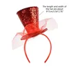 Hair Clips Celebration Mini Top Hat Decor Headband Festival Teens Performances Hoop