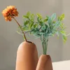 Decorative Flowers 10 Pcs Simulated Green Plant Decoration Yard Fake Leaves Artificial Plants Branches Stems Model Wedding