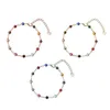 Strand Fashionable And Versatile Colorful Bracelet Dainty Hand Strings Charm For Women