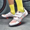 Chaussures 2024 Nouvelle arrivée vitesse chaussures de cyclisme hommes course vélo de route SPD chaussures à crampons antidérapant vtt pédale autoverrouillage vélo baskets femmes