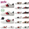 Neue Herren 2024 Damen Sneaker Freizeitschuhe Hochwertige Schlange Erdbeere Chaussures Leder Sneakers Ace Bee Stickerei Streifen Schuh Walking Sport Trainer Tiger