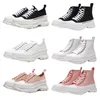 Sapatos casuais homens mulheres marcas de luxo tênis com touchas de muffin nicho de primavera tênis casual tênis branco preto rosa tamanho 36-44