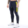 Pantalons pour hommes hommes formation GYM piste pantalons de survêtement Joggers décontracté respirant rayure entraînement Fitness mâle course Sport pantalon