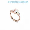 2024 Designer Luxury Brand Jewelry Band Rings Ring Engagement Rings for Women Rose Gold Silver Cross Diamond Ring Fashion Jewelrys Size 5-9 Lady Girls Party Gift