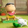 Action Toy Figures Crayon Shin-chan Harube House Series Blind Box Surprise Box Original Action Figure Cartoon Model Mystery Box Collection Girls L240320