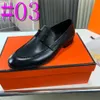 39Model Casual Business Oxford Brogue Wedding Luxurious Dress Formal Bästa män Skor Brudgum äkta Leather Round Head Designer Mens