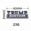 Party Decoration 1PC TRUMP EDITION Car Sticker For Auto Truck 3D Badge Emblem Decal Auto Accessories 8x3cm 22 LL