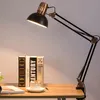 Ed Studio Desk Lamp Vintage Portable Lamps With Clamp Book Reading Folding Writing Study Light Fixture For Nail Manicure Tabell 240305