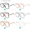 Zonnebril Zonnebrillen Dames Heren Visiezorg Oversized bril Vierkante bril Optische blauw licht blokkerende brillen Frame Y240320