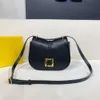 New Counter Quality Exclusive Control Shoulder Bag Autumn and Winter Mon Letter Eye-catching Bag Highlighting Saddle Crossbody Shoulder Versatile Trend Bag