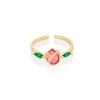 Fresh and Fashionable Natural Flower Band Ring for Women