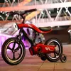 Bikes Ride-Ons Selfree Childrens Bicyc With Music Light For 3-6 Year Old Childrens Carbon Steel Bicyc 12/14/16 Inches Childrens Bicycs L240319
