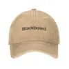 Ballkappen Blackboard Logo Print Graphic Casual Denim Cap Strickmütze Baseball