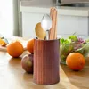 Kitchen Storage Utensil Holder For Counter Chopstick Wood Cultery Organizer Restaurant Bathroom