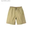 Shorts maschile maschile maschile pantaloni lunghi pantaloni lunghi grandi tasche estate estate verde tattico a spiaggia per esterni campeggio outdoor l240320