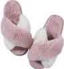 HBP Pantofole Non di Marca da Donna Scarpe Invernali in Pelliccia da Donna Pantofole Calde in Peluche da Donna Scarpe da Interno in Cotone Morbido e Caldo