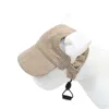 Vêtements de chien Sécurité Chiens Casquettes de baseball avec corde de menton extensible Mode Cool Chats Chapeau Pet Protège Débarrasser