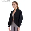 Active Sets Sports Jacket Womens Dolman Sle Autumn Cardigan Fitness Långärmad körning Viktminskning Vindtät Cotton Top Yoga Gym Coverc24320