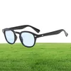 Okulary przeciwsłoneczne moda Ronaldo Mężczyźni kobiety vintage okrągły odcień przezroczysty Ocean Transpare Blue Lens Mands Design Sun Clagis6328019