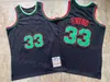 Auténtico baloncesto Vintage Tim Duncan Jerseys 21 Patrick Ewing 33 LeBron James 23 Kevin Garnett 21 Gary Payton 20 Shawn Kemp 40 Ray Allen 34 Money 2 Camiseta retro