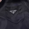 Designer 2024 Early Spring New P Family Regenerated Nylon Inverted Triangle Iron Label Classic Short sleeved ShirtSYBX