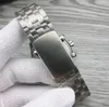 Watchmen Automatic Mouvement Mouvement, montres chronographes 44 mm montres minérales Crystal 316L Strip en acier inoxydable Montre de Luxe Fashion Watch