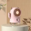 Ventiladores elétricos ventilador com atomizador de spray de água usb ventilador de mesa portátil circulador portátil sem fio no verão y240320