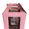Storage Bottles Tall Cake Box With Window Transport Take Out Container For Birthdays Anniversary Weddings Graduation