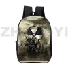 Сумки мода 3D -печать аниме -молния Zipper Game Stalker 2 Shadow of Gun Bag Cartoon S.T.A.L.K.E.R.2 рюкзака 16 -дюймовые школьные сумки подростки