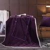 Decken Einfarbig Samt Sofa Stuhl Decke Outdoor Reise Lendenwirbel Kissen Klimaanlage Nickerchen Quilt Wohnkultur
