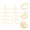 Appareils pour chiens 10pcs Puppy Garment Hanger Clothes Pet Claid Pasters Costume en plastique