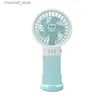 Electric Fans 1/3/5-piece mobile phone holder fan portable small fan with built-in battery handheld mini fan strong wind outdoor travel fan good in summerY240320