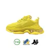 Sneakers en cuir Designer Triple S Chaussures quotidiennes à basse coupe verte rose graffiti kdrw bleu noir blanc kjdoia blanc orange hommes femmes taille 36-45