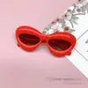 INS Детские солнцезащитные очки «кошачий глаз» ярких цветов, детские очки с защитой от ультрафиолета, леопардовые солнцезащитные очки для девочек и мальчиков, пляжный отдых, Z0205