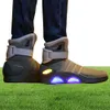 バック・トゥ・ザ・フューチャーシューズCOSPLAY MARTY MCFLYスニーカーシューズLED LED LIDE LIGHT GLOW TENIS MASCULINO ADARDO COSPLAY SHOSE充電式LJ2014859190