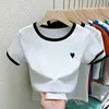 High Quality Streetwear Oversized Thick Cotton Crop Top t Shirt for Women Lady Fashion Blouse Loose Casual Womens T-shirts