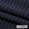 Men's Suits Classic Grey Pinstripe For Business Double Breasted Jacket Pants 2 Pieces Formal Groom Wedding Tuxedos Tailore Made