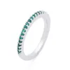Kreativa smycken enkel färgad sten mode klassisk mångsidig kvinnors ring