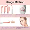 Portable Electrode High Frequency Beauty Machine Electrotherapy Wand Glass Tube Wrinkles Inflammation Acne Skin Care 240312