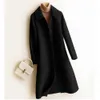 Лидер продаж, кашемировое женское пальто средней длины, разные размеры на выбор, свободное 556355