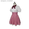 Cosplay Anime Costumes MongXin anime Chobits Chi jeu de rôle rose robe de chambre accessoires Lolita femme sexy Kaii Halloween fête d'anniversaire setC24320