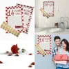 Decoratieve beeldjes Valentijnsdag Scratch-Off Countdown Craft voor kinderen Custom Gift Dochter