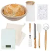 Trousse |Fournitures de cuisson avec pot de démarrage en verre, balance numérique, bols de fermentation pour pain au levain et autres outils de fabrication du pain