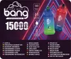 Originale Bang 15000 Soffio monouso 23ml 12k Vapes Pen 15000 E Vaporizzatore a livello di sigaretta 650mAh Ricarica Mesh Coil Vape Pen Puffbars 15k sbuffi 0% 2% 3% 5% vapes