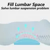 Lumbar Support Pillow Back Support Memory Foam Pillow For Sleeping In Bed Waist Support Cushion For Lower Back Pain Relief 240309