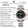 Relógios de pulso PAGANI DESIGN 2024 novo 36MM relógios mecânicos automáticos NH35 Safira aço inoxidável AR revestimento 20Bar relógio para homens 240319
