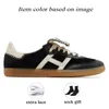 Mode OG Designer Casual Shoes Wales Bonner Leopard Pony Nylon Brown Women Mens Flat Trainers Cream White Black Vegan Gum Sporty Rich Green Pink Sneakers Storlek 36-45