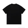 Designer High Version 2024 Summer P Family Fuzzy Triangle Logo Men's and Women's Löst passande kortärmad T-shirt Topdulm