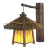 Wandlampen Bamboe Kunst Vintage Stijl Antiek Hal Balkon Licht Cafe Bar Loft Verlichting Binnen Buiten Decoratie