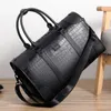 Sac de voyage de luxe pour hommes en cuir véritable sac de bagage à main décontracté sac de fitness haute capacité poche à chaussures d'épaule pour ordinateur portable de 18 pouces pour filles garçons bagages sacs à dos